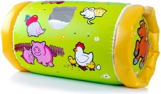 Nafukovací válec s rolničkami Moje první zvířátka 42 × 23 cm