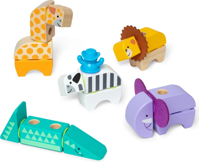 Mix & Match safari zvířátka