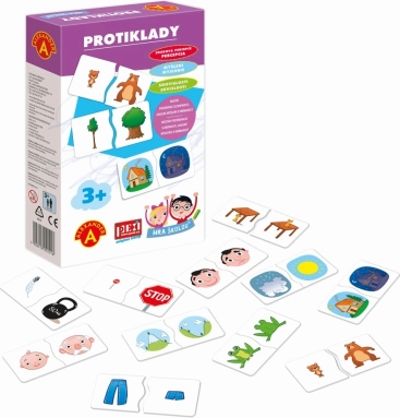 Hra školou – protiklady pro děti 3–6 let