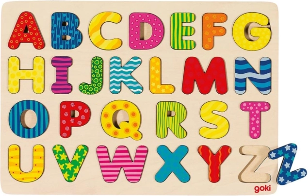 Goki puzzle abeceda – velká písmena