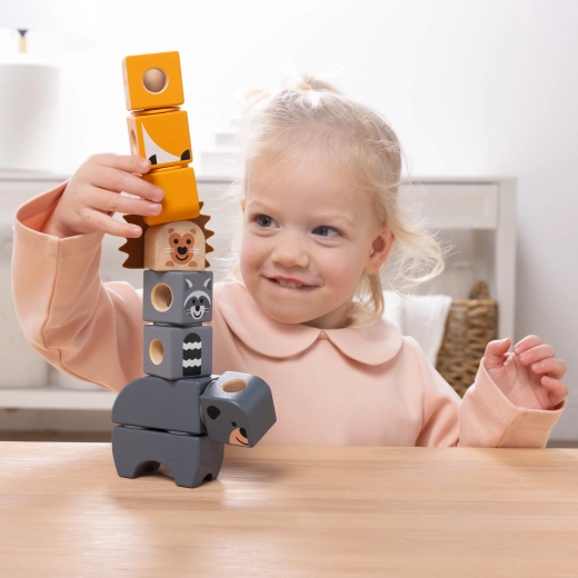 Snadné uchopení a stabilní skládání