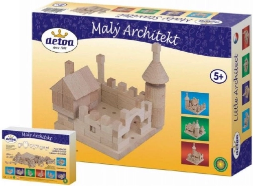 Detoa malý architekt – dřevěná stavebnice pro děti