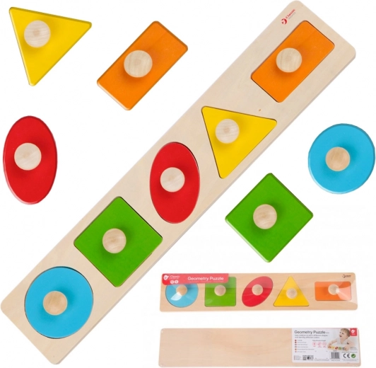 Dřevěná vkládačka Montessori Klasický Svět