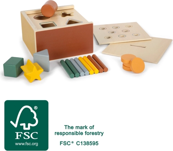 Montessori multifunkční vhazovací box small foot
