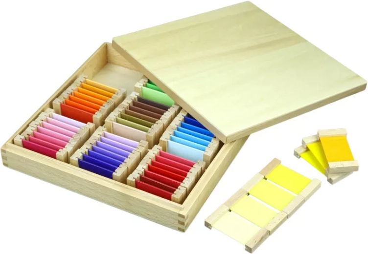 Montessori barevné destičky 3 – odstíny