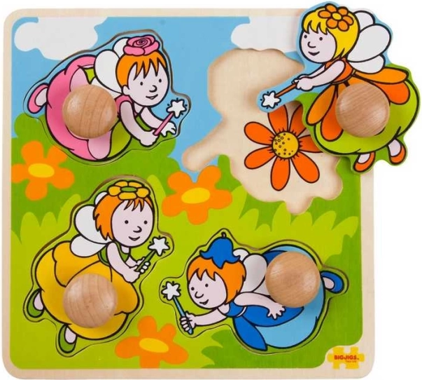 Bigjigs Toys vkládací puzzle Víly