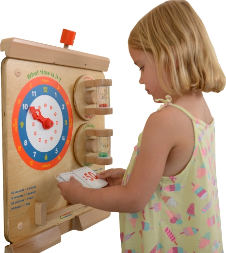 Masterkidz vzdělávací nástěnná tabule pro výuku času