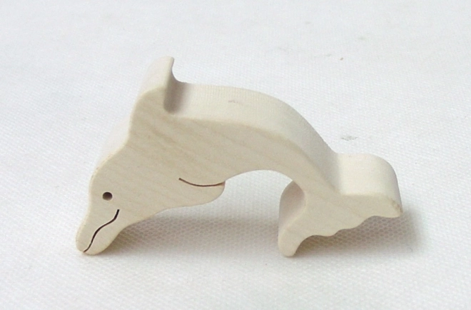 Fauna dřevěný delfín