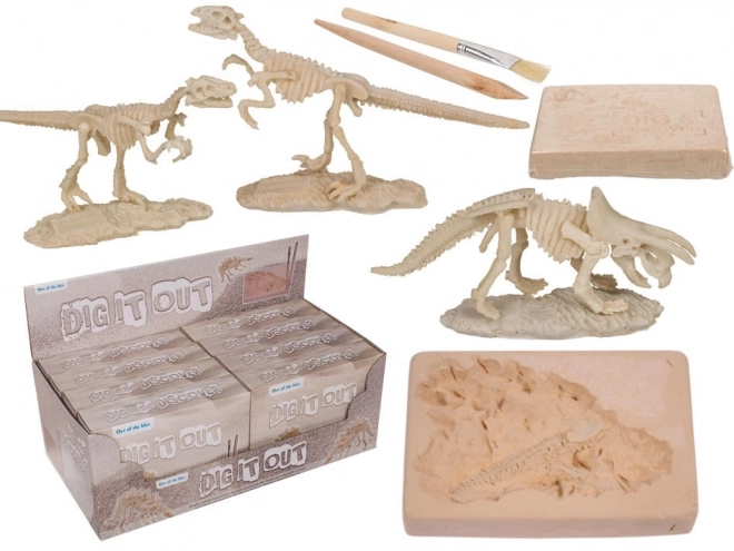 Archeologická sada - Objevte kostru dinosaura XL