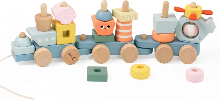 Montessori skládání tvarů a barev