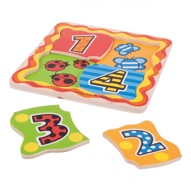 Bigjigs Toys Moje první počítací puzzle