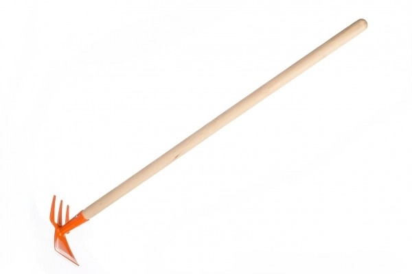 Oboustranná motyka pro děti - oranžová