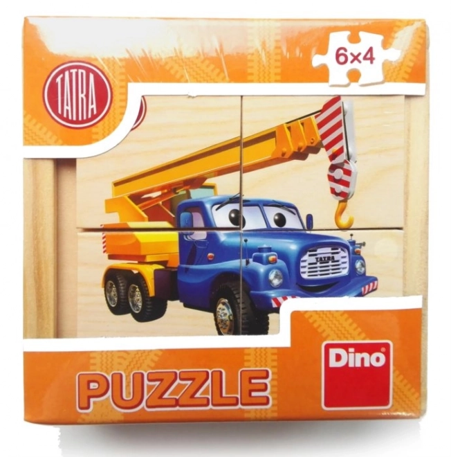 Dřevěné puzzle Tatra
