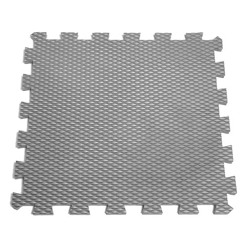 Šedé pěnové puzzle se zvířátky - 12 kusů