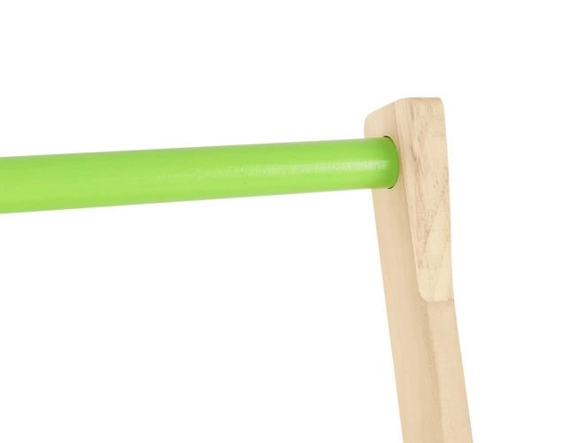 Dřevěný vozík se stavebními bloky