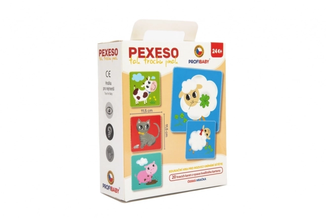 Pexeso pro nejmenší - zvířátka