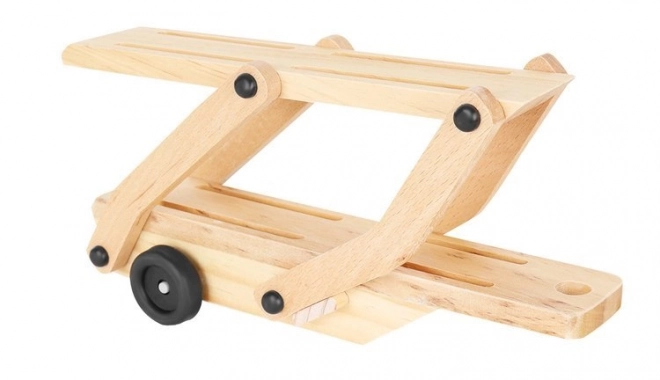 Dřevěný kamion s auty