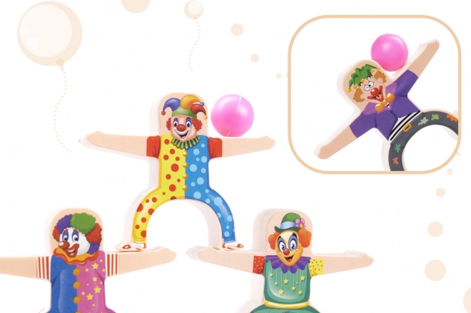 Montessori balanční věž - Klauni