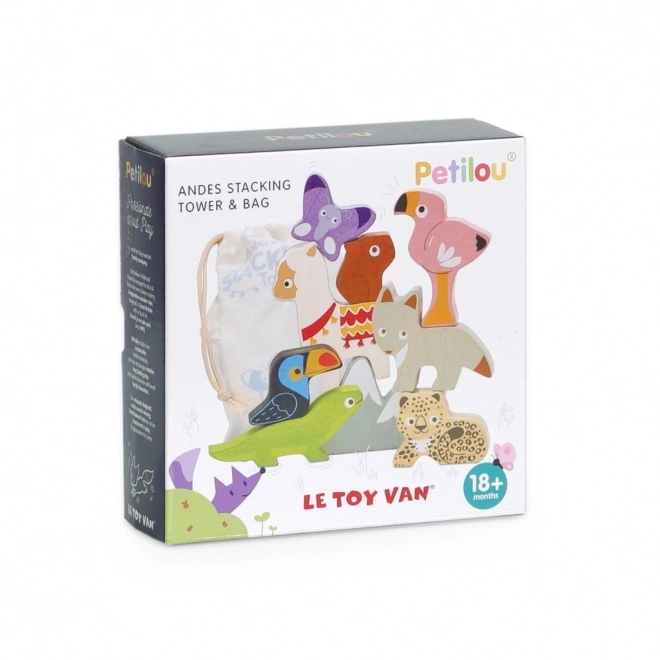 Balanční věž La Toy Van Petilou - zoo zvířátka