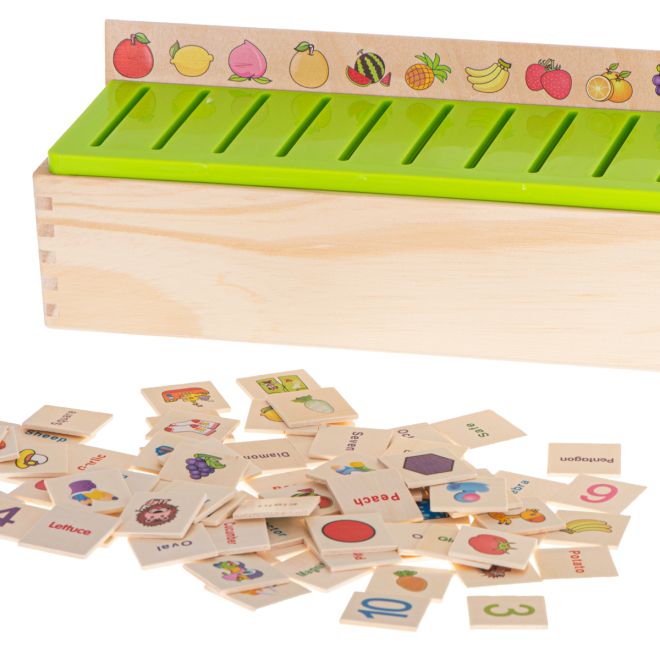 Dřevěná Montessori vzdělávací třídička