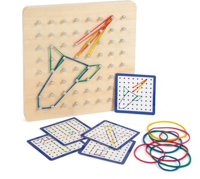 Small Foot Dřevěná deska Geoboard