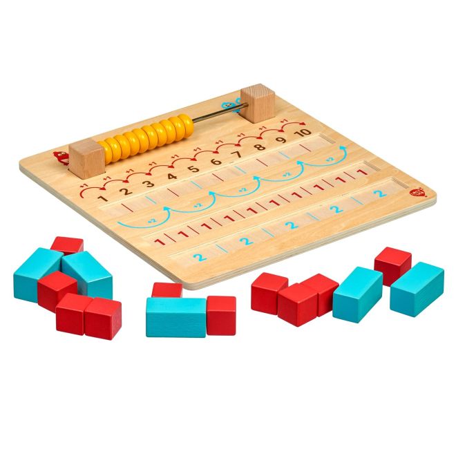 Lucy & Leo Moje první matematická hra - dřevěná herní sada