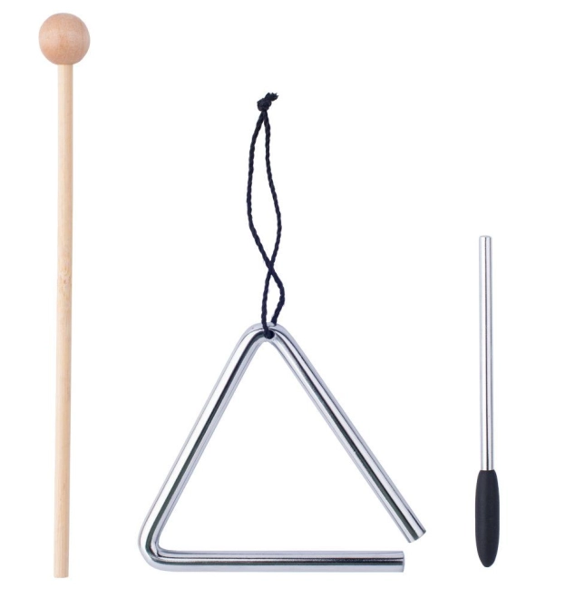 Triangl pro jasný a čistý zvuk