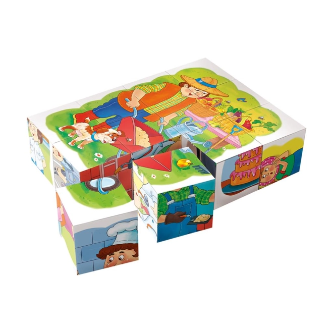Barevné puzzle obrázky
