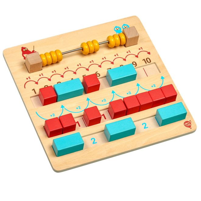 Lucy & Leo Moje první matematická hra - dřevěná herní sada