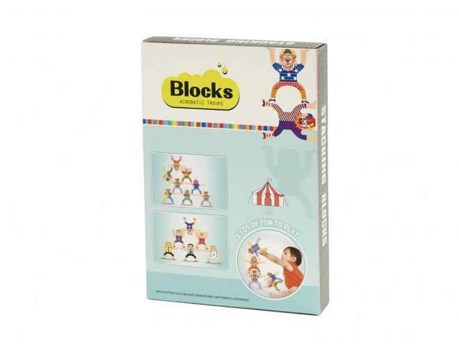 Montessori balanční věž - Klauni