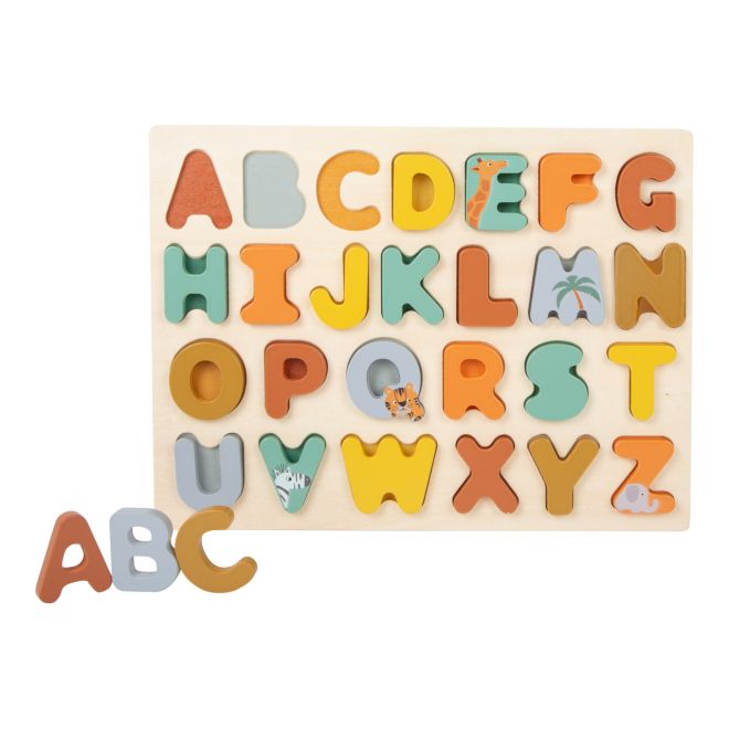 Vkládačka Small Foot - Safari abeceda