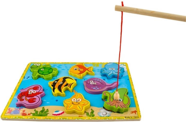 2 v 1: puzzle a magnetický rybolov