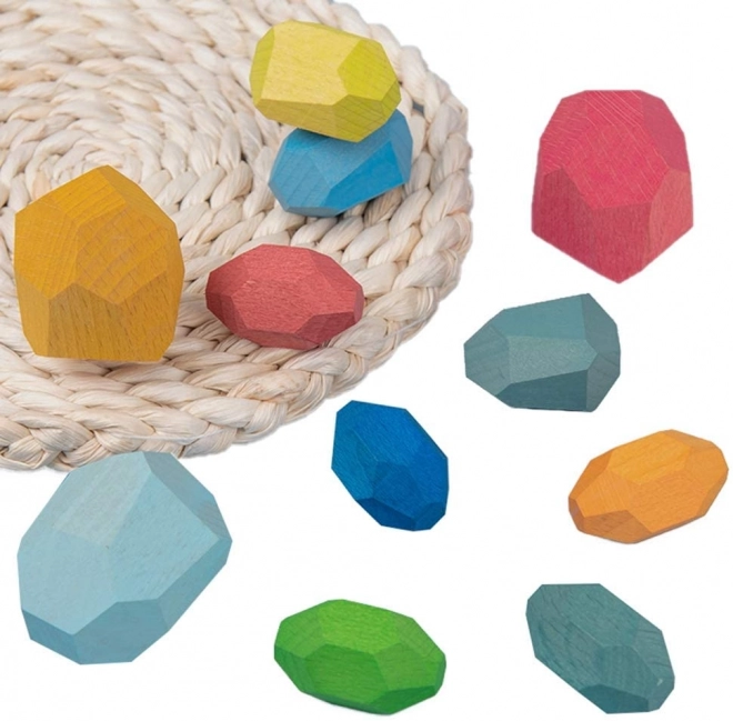 Montessori dřevěné balanční kameny