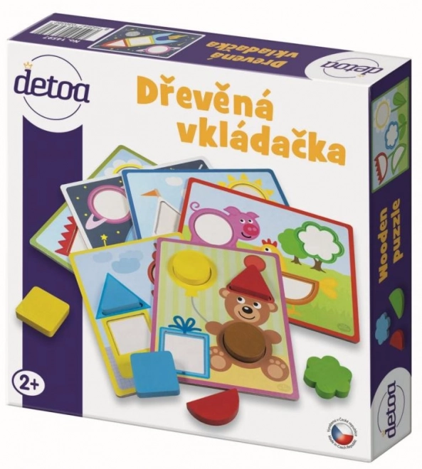 Dřevěná vkládačka Detoa