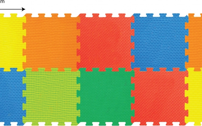 Měkké stavební bloky 10 ks 32 × 32 cm