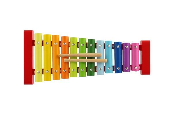 Dřevěný xylofon pro děti 36 cm