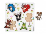 Dřevěné vkládací puzzle KRTEČEK – malé