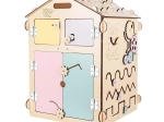 BusyKids activity board domeček pastelový