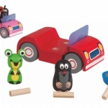 Dřevěné autíčko – KRTEK na výletě