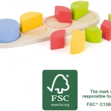 Small Foot Dřevěná Edukativní Tabulka Zlomky