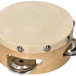 Tamburína Goki s třemi činelkami