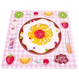 BINO dřevěná vkládačka koláč