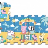 Pěnové puzzle PRASÁTKO PEPPA – letní prázdniny