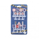 Dopravní značky – edukační sada 14 ks, plastové modely 5,5 cm