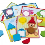 Dřevěná vkládačka DETOA pro děti od 2 let