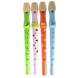 Magni dřevěná barevná flétna se zvířátky