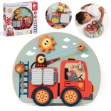 CLASSIC WORLD multifunkční manipulační tabule 6v1 hasiči